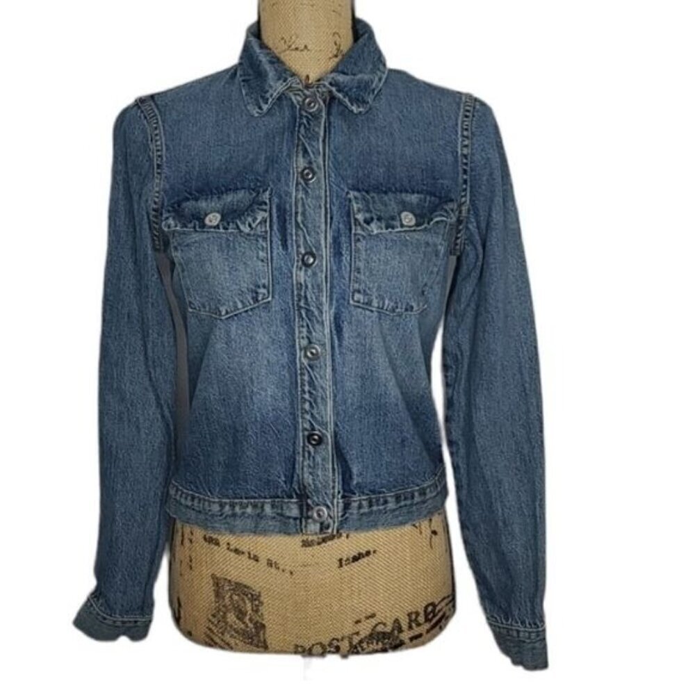 Elizabeth and James Denim Jacket Small Classic Designer